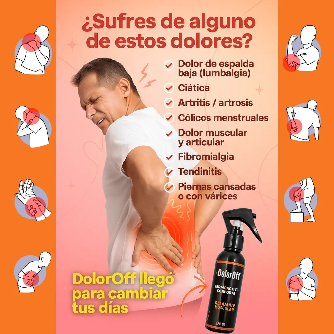 DOLOROFF: TERMOACTIVO CORPORAL + SPLASH RELAJANTE