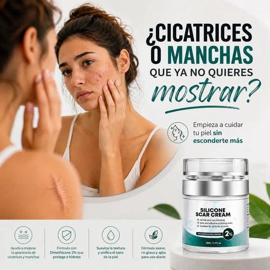 CREMA REPARADORA CICATRICES CON SILICONE