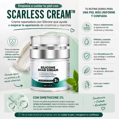 CREMA REPARADORA CICATRICES CON SILICONE