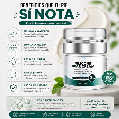 CREMA REPARADORA CICATRICES CON SILICONE