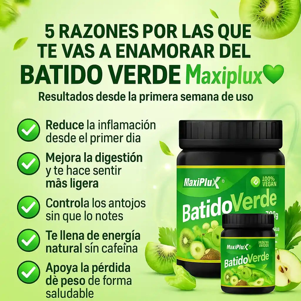 Batido Verde Maxiplux + Colágeno Marino