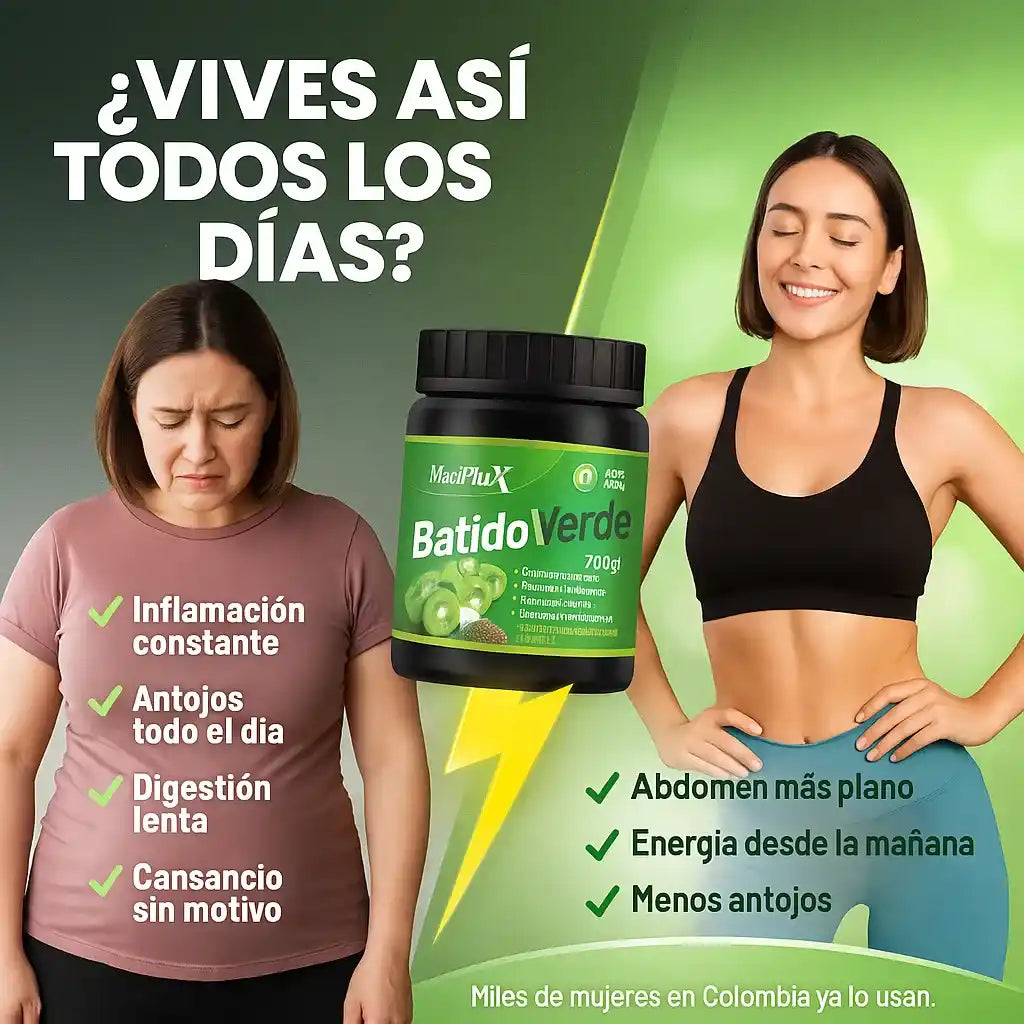 Batido Verde Maxiplux + Colágeno Marino