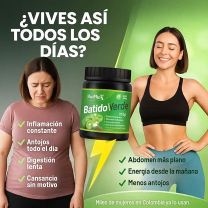Batido Verde Maxiplux + Colágeno Marino