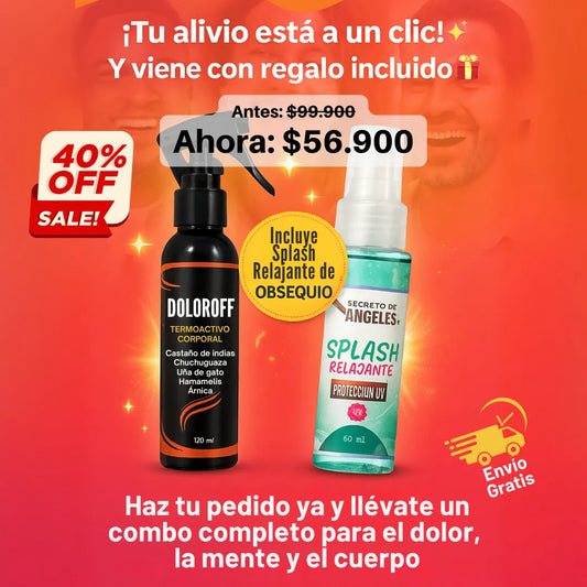 DOLOROFF: TERMOACTIVO CORPORAL + SPLASH RELAJANTE