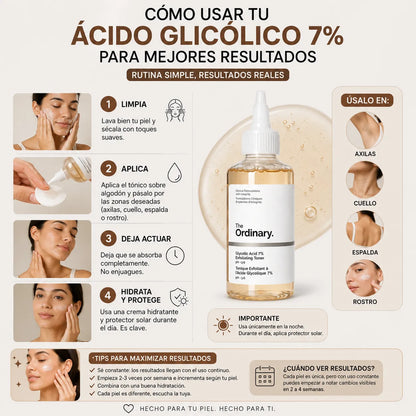 ÁCIDO GLICÓLICO 7% THE ORDINARY